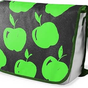 بوناميزون شنطة ماسنجر مدرسية مطبوعة رقميا مع حزام كاكي للطلاب، شنطة كروس وشنطة ساعي، شنطة كتف للمدرسة، العودة الى المدرسة، المقاس: 29 × 36 سم