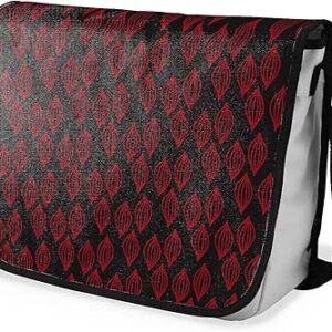 شنطة ماسنجر مدرسية مطبوعة رقمية بحزام اسود للبنات والاولاد من لو جاردين دو لين، شنطة ماسنجر للطلاب، شنط كتف مقاس 29 × 36 سم