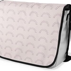 شنطة ماسنجر مدرسية مطبوعة رقمية بحزام اسود للبنات والاولاد من لو جاردين دو لين، شنطة ماسنجر للطلاب، شنط كتف مقاس 29 × 36 سم