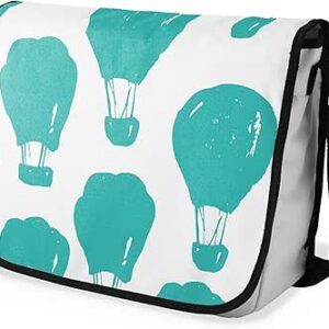 بوناميزون شنطة ماسنجر مدرسية مطبوعة رقميا مع حزام اسود للطلاب، شنطة كروس وشنطة ساعي، شنطة كتف للمدرسة، العودة الى المدرسة، المقاس: 29 × 36 سم