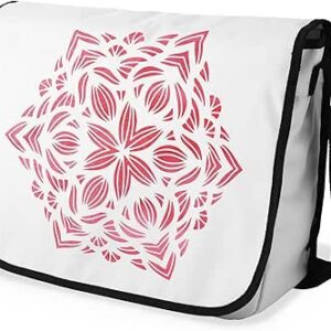 بوناميزون شنطة ماسنجر مدرسية مطبوعة رقميا مع حزام اسود للطلاب، شنطة كروس وشنطة ساعي، شنطة كتف للمدرسة، العودة الى المدرسة، المقاس: 29 × 36 سم