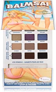 ذا بالم بلامساي لوحة مكياج 18 لون ظل عيون و رموش، وامض