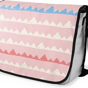 شنطة ماسنجر مدرسية مطبوعة رقمية بحزام اسود للبنات والاولاد من لو جاردين دو لين، شنطة ماسنجر للطلاب، شنط كتف مقاس 29 × 36 سم