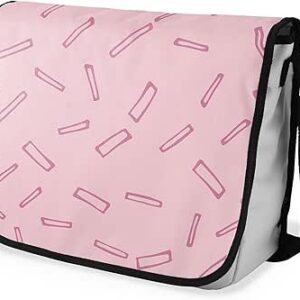 بوناميزون شنطة ماسنجر مدرسية مطبوعة رقميا مع حزام اسود للطلاب، شنطة كروس وشنطة ساعي، شنطة كتف للمدرسة، العودة الى المدرسة، المقاس: 29 × 36 سم