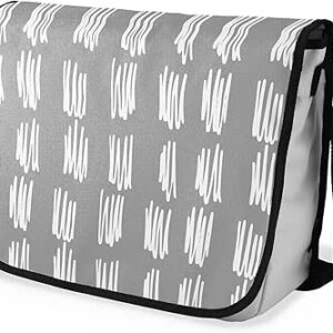 شنطة ماسنجر مدرسية مطبوعة رقمية بحزام اسود للبنات والاولاد من لو جاردين دو لين، شنطة ماسنجر للطلاب، شنط كتف مقاس 29 × 36 سم