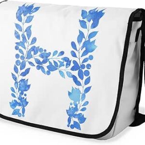 بوناميزون شنطة ماسنجر مدرسية مطبوعة رقميا مع حزام اسود للطلاب، شنطة كروس وشنطة ساعي، شنطة كتف للمدرسة، العودة الى المدرسة، المقاس: 29 × 36 سم