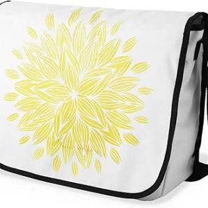 شنطة ماسنجر مدرسية مطبوعة رقمية بحزام اسود للبنات والاولاد من لو جاردين دو لين، شنطة ماسنجر للطلاب، شنط كتف مقاس 29 × 36 سم