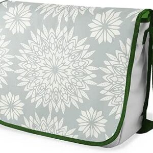 شنطة ماسنجر مدرسية مطبوعة رقميا مع احزمة كاكي للبنات والاولاد من لو جاردين دو لين، شنطة ماسنجر للطلاب، شنط كتف مقاس 29 × 36 سم