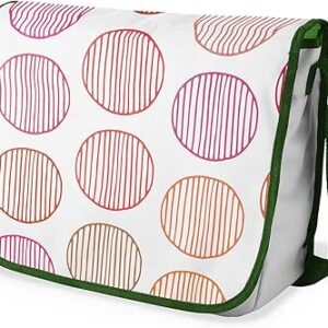 شنطة ماسنجر مدرسية مطبوعة رقميا مع احزمة كاكي للبنات والاولاد من لو جاردين دو لين، شنطة ماسنجر للطلاب، شنط كتف مقاس 29 × 36 سم