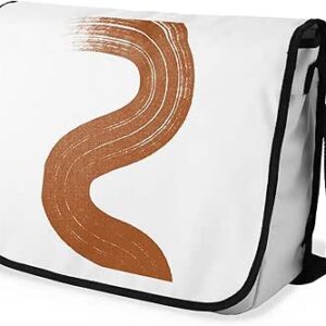 بوناميزون شنطة ماسنجر مدرسية مطبوعة رقميا مع حزام اسود للطلاب، شنطة كروس وشنطة ساعي، شنطة كتف للمدرسة، العودة الى المدرسة، المقاس: 29 × 36 سم