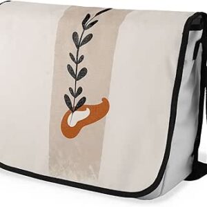 بوناميزون شنطة ماسنجر مدرسية مطبوعة رقميا مع حزام اسود للطلاب، شنطة كروس وشنطة ساعي، شنطة كتف للمدرسة، العودة الى المدرسة، المقاس: 29 × 36 سم