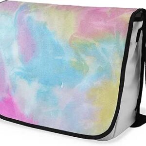 شنطة ماسنجر مدرسية مطبوعة رقمية بحزام اسود للبنات والاولاد من لو جاردين دو لين، شنطة ماسنجر للطلاب، شنط كتف مقاس 29 × 36 سم