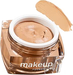 موس مكياج من ايجيبت-وندر® (30 مل) - مكياج 4 في 1: كريم اساس وكونسيلر وبودرة - كريم تجميل للحصول على وجه ناعم - مستحضرات تجميل لبشرة خالية من العيوب في خطوة واحدة!