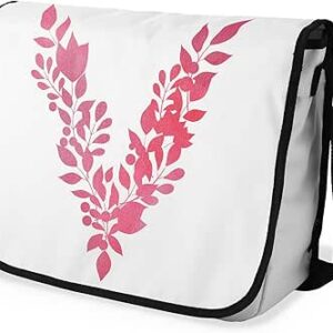 بوناميزون شنطة ماسنجر مدرسية مطبوعة رقميا مع حزام اسود للطلاب، شنطة كروس وشنطة ساعي، شنطة كتف للمدرسة، العودة الى المدرسة، المقاس: 29 × 36 سم