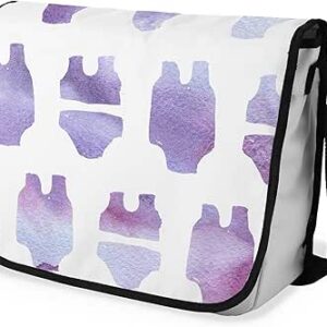 بوناميزون شنطة ماسنجر مدرسية مطبوعة رقميا مع حزام اسود للطلاب، شنطة كروس وشنطة ساعي، شنطة كتف للمدرسة، العودة الى المدرسة، المقاس: 29 × 36 سم