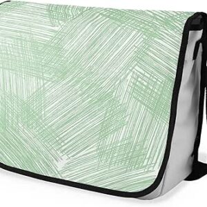 بوناميزون شنطة ماسنجر مدرسية مطبوعة رقميا مع حزام اسود للطلاب، شنطة كروس وشنطة ساعي، شنطة كتف للمدرسة، العودة الى المدرسة، المقاس: 29 × 36 سم