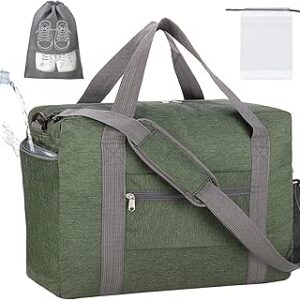 حقيبة مقصورة ايزي جيت ايرلاينز 45 × 32 × 18 تحمل تحت المقعد، حقيبة دفل للسفر قابلة للطي للنساء والرجال، نايلون