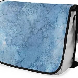 شنطة ماسنجر مدرسية مطبوعة رقمية بحزام اسود للبنات والاولاد من لو جاردين دو لين، شنطة ماسنجر للطلاب، شنط كتف مقاس 29 × 36 سم