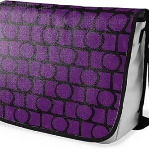 شنطة ماسنجر مدرسية مطبوعة رقمية بحزام اسود للبنات والاولاد من لو جاردين دو لين، شنطة ماسنجر للطلاب، شنط كتف مقاس 29 × 36 سم