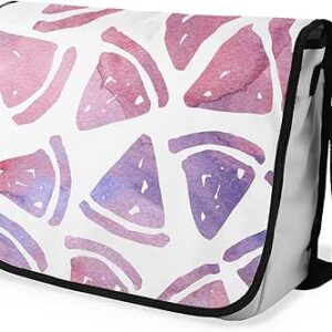 بوناميزون شنطة ماسنجر مدرسية مطبوعة رقميا مع حزام اسود للطلاب، شنطة كروس وشنطة ساعي، شنطة كتف للمدرسة، العودة الى المدرسة، المقاس: 29 × 36 سم