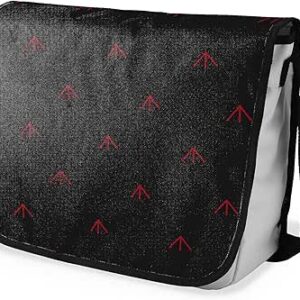 شنطة ماسنجر مدرسية مطبوعة رقمية بحزام اسود للبنات والاولاد من لو جاردين دو لين، شنطة ماسنجر للطلاب، شنط كتف مقاس 29 × 36 سم