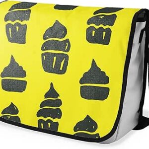 شنطة ماسنجر مدرسية مطبوعة رقمية بحزام اسود للبنات والاولاد من لو جاردين دو لين، شنطة ماسنجر للطلاب، شنط كتف مقاس 29 × 36 سم