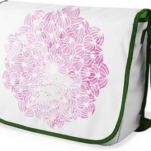 بونامايسون حقيبة مدرسية رسول مطبوعة رقميًا مع حزام كاكي للطلاب ، حقيبة كروس بودي ، حقيبة ساعي ، حقيبة كتف للمدرسة، العودة إلى المدرسة، الحجم: 29 × 36 سم، ألوان متعددة