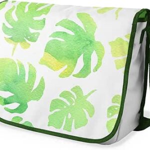 شنطة ماسنجر مدرسية مطبوعة رقميا مع احزمة كاكي للبنات والاولاد من لو جاردين دو لين، شنطة ماسنجر للطلاب، شنط كتف مقاس 29 × 36 سم