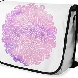 شنطة ماسنجر مدرسية مطبوعة رقمية بحزام اسود للبنات والاولاد من لو جاردين دو لين، شنطة ماسنجر للطلاب، شنط كتف مقاس 29 × 36 سم