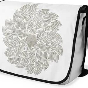 بوناميزون شنطة ماسنجر مدرسية مطبوعة رقميا مع حزام اسود للطلاب، شنطة كروس وشنطة ساعي، شنطة كتف للمدرسة، العودة الى المدرسة، المقاس: 29 × 36 سم