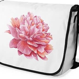 بوناميزون شنطة ماسنجر مدرسية مطبوعة رقميا مع حزام اسود للطلاب، شنطة كروس وشنطة ساعي، شنطة كتف للمدرسة، العودة الى المدرسة، المقاس: 29 × 36 سم