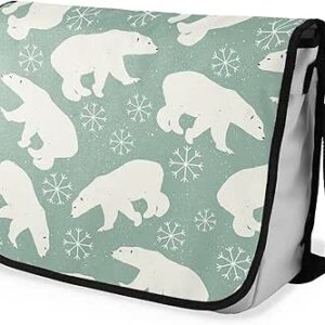 بوناميزون شنطة ماسنجر مدرسية مطبوعة رقميا مع حزام اسود للطلاب، شنطة كروس وشنطة ساعي، شنطة كتف للمدرسة، العودة الى المدرسة، المقاس: 29 × 36 سم