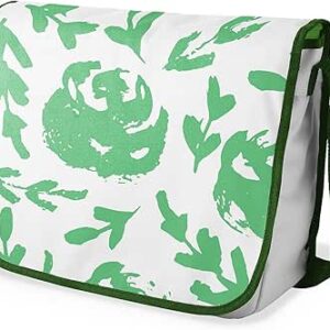 بوناميزون شنطة ماسنجر مدرسية مطبوعة رقميا مع حزام كاكي للطلاب، شنطة كروس وشنطة ساعي، شنطة كتف للمدرسة، العودة الى المدرسة، المقاس: 29 × 36 سم