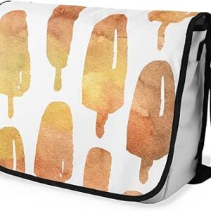 شنطة ماسنجر مدرسية مطبوعة رقمية بحزام اسود للبنات والاولاد من لو جاردين دو لين، شنطة ماسنجر للطلاب، شنط كتف مقاس 29 × 36 سم