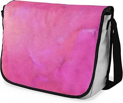 شنطة ماسنجر مدرسية مطبوعة رقمية بحزام اسود للبنات والاولاد من لو جاردين دو لين، شنطة ماسنجر للطلاب، شنط كتف مقاس 29 × 36 سم