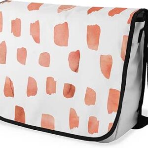 بوناميزون شنطة ماسنجر مدرسية مطبوعة رقميا مع حزام اسود للطلاب، شنطة كروس وشنطة ساعي، شنطة كتف للمدرسة، العودة الى المدرسة، المقاس: 29 × 36 سم