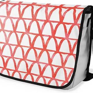 بوناميزون شنطة ماسنجر مدرسية مطبوعة رقميا مع حزام اسود للطلاب، شنطة كروس وشنطة ساعي، شنطة كتف للمدرسة، العودة الى المدرسة، المقاس: 29 × 36 سم