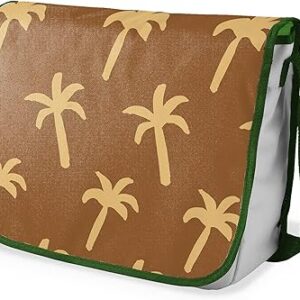 شنطة ماسنجر مدرسية مطبوعة رقميا مع احزمة كاكي للبنات والاولاد من لو جاردين دو لين، شنطة ماسنجر للطلاب، شنط كتف مقاس 29 × 36 سم