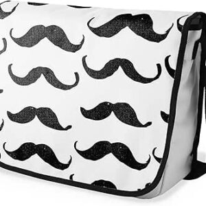 شنطة ماسنجر مدرسية مطبوعة رقمية بحزام اسود للبنات والاولاد من لو جاردين دو لين، شنطة ماسنجر للطلاب، شنط كتف مقاس 29 × 36 سم