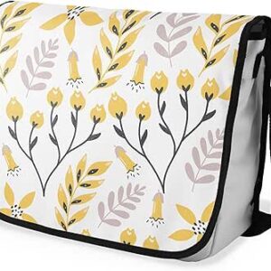 بوناميزون شنطة ماسنجر مدرسية مطبوعة رقميا مع حزام اسود للطلاب، شنطة كروس وشنطة ساعي، شنطة كتف للمدرسة، العودة الى المدرسة، المقاس: 29 × 36 سم