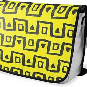 شنطة ماسنجر مدرسية مطبوعة رقمية بحزام اسود للبنات والاولاد من لو جاردين دو لين، شنطة ماسنجر للطلاب، شنط كتف مقاس 29 × 36 سم