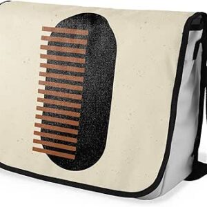 بوناميزون شنطة ماسنجر مدرسية مطبوعة رقميا مع حزام اسود للطلاب، شنطة كروس وشنطة ساعي، شنطة كتف للمدرسة، العودة الى المدرسة، المقاس: 29 × 36 سم