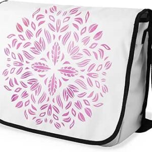 بوناميزون شنطة ماسنجر مدرسية مطبوعة رقميا مع حزام اسود للطلاب، شنطة كروس وشنطة ساعي، شنطة كتف للمدرسة، العودة الى المدرسة، المقاس: 29 × 36 سم