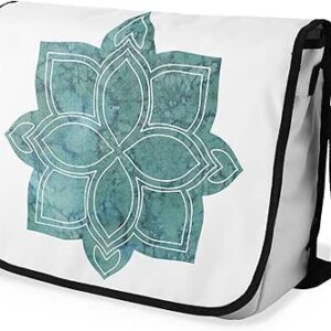 بوناميزون شنطة ماسنجر مدرسية مطبوعة رقميا مع حزام اسود للطلاب، شنطة كروس وشنطة ساعي، شنطة كتف للمدرسة، العودة الى المدرسة، المقاس: 29 × 36 سم