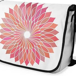 شنطة ماسنجر مدرسية مطبوعة رقمية بحزام اسود للبنات والاولاد من لو جاردين دو لين، شنطة ماسنجر للطلاب، شنط كتف مقاس 29 × 36 سم