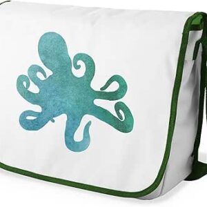 بوناميزون شنطة ماسنجر مدرسية مطبوعة رقميا مع حزام كاكي للطلاب، شنطة كروس وشنطة ساعي، شنطة كتف للمدرسة، العودة الى المدرسة، المقاس: 29 × 36 سم، ألوان متعددة