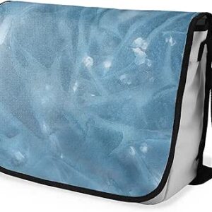 شنطة ماسنجر مدرسية مطبوعة رقمية بحزام اسود للبنات والاولاد من لو جاردين دو لين، شنطة ماسنجر للطلاب، شنط كتف مقاس 29 × 36 سم