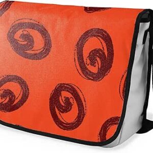 بوناميزون شنطة ماسنجر مدرسية مطبوعة رقميا مع حزام اسود للطلاب، شنطة كروس وشنطة ساعي، شنطة كتف للمدرسة، العودة الى المدرسة، المقاس: 29 × 36 سم