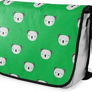 شنطة ماسنجر مدرسية مطبوعة رقمية بحزام اسود للبنات والاولاد من لو جاردين دو لين، شنطة ماسنجر للطلاب، شنط كتف مقاس 29 × 36 سم