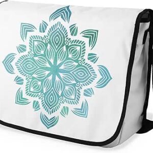 بوناميزون شنطة ماسنجر مدرسية مطبوعة رقميا مع حزام اسود للطلاب، شنطة كروس وشنطة ساعي، شنطة كتف للمدرسة، العودة الى المدرسة، المقاس: 29 × 36 سم